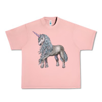 Salmon Unicorn Urban Heavy Tee - LillyAllenDesigns