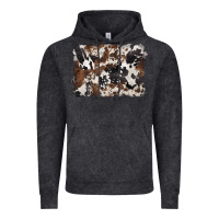 Vintage Black black and brown cowhide background Vintage Hoodie - BarkalooDesign