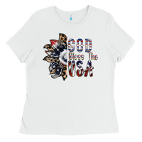 White god bless the usa Ladies Tee - SublimationCraftShop
