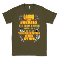 Army Green crushs your enemies merch Classic Tee - baoMotion
