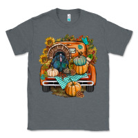 Charcoal Heather thanksgiving truck bbs Classic Tee - BundleAndBundleShop