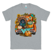 Heather Grey thanksgiving truck bbs Classic Tee - BundleAndBundleShop