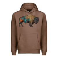 Chestnut leopard bison Premium Hoodie - RanaPortraitStore