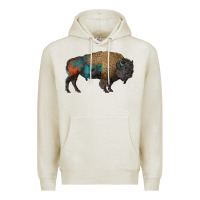 Leopard Bison Premium Hoodie | Teevron