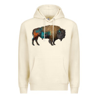Sandshell leopard bison Premium Hoodie - RanaPortraitStore