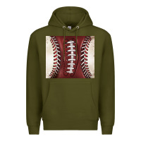 Army Green american football and baseball Premium Hoodie - BarkalooDesign