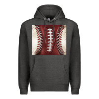 Charcoal Heather american football and baseball Premium Hoodie - BarkalooDesign