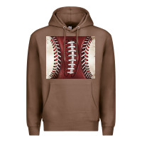 Chestnut american football and baseball Premium Hoodie - BarkalooDesign