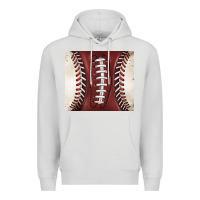 Dove Grey american football and baseball Premium Hoodie - BarkalooDesign