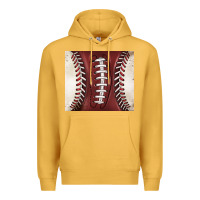 Mustard american football and baseball Premium Hoodie - BarkalooDesign