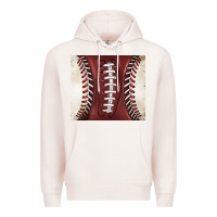 Pale Pink american football and baseball Premium Hoodie - BarkalooDesign