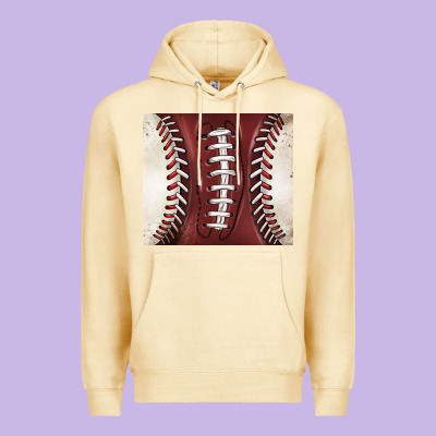 American Football And Baseball Premium Hoodie Designed By Barkaloodesign