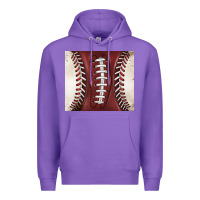 Purple american football and baseball Premium Hoodie - BarkalooDesign