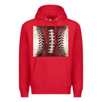Red american football and baseball Premium Hoodie - BarkalooDesign