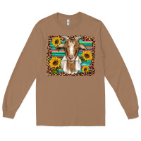 Toasted Coconut goat daisy sunflowers leopard serape glitter Long Sleeve Tee - Artiststas