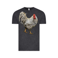 Vintage Black dominique rooster Vintage Tee - LillyAllenDesigns
