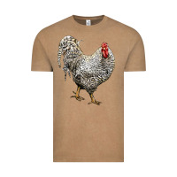 Vintage Coffee dominique rooster Vintage Tee - LillyAllenDesigns