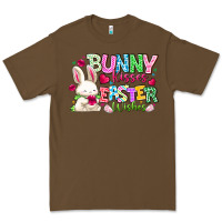 Cacao Bunny Kisses Easter Wishes Premium Tee - CowhideDigitalArt