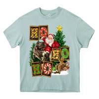 Arona Christmas Trex Ho Ho Ho Santa Heavy Core Tee - FaDigitalArtStudio