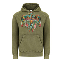 Vintage Olive wild soul thunderbird Vintage Hoodie - BarkalooDesign