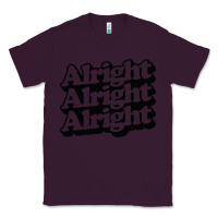 Plum alright alright alright Classic Tee - baoMotion