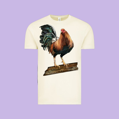 American Game Rooster Standing Vintage Tee Designed By Lillyallendesigns