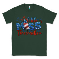 Sports Green little miss firecracker 4th of july Classic Tee - BarkalooDesign