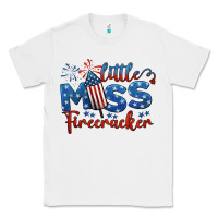 Little Miss Firecracker 4th Of July Classic Tee | Teevron