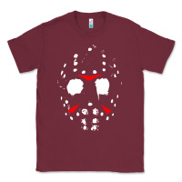Burgundy mask halloween Classic Tee - baoMotion