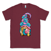 Burgundy Easter Gnome Classic Tee - BundleAndBundleShop