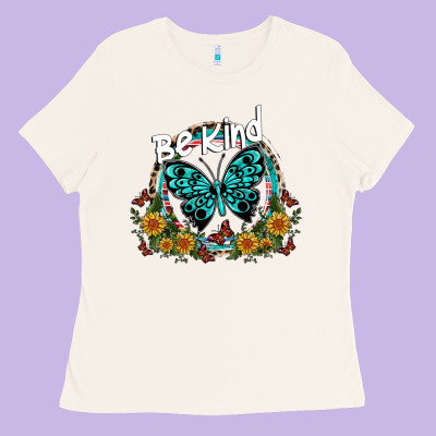 Be Kind Ladies Tee Designed By Sublimationcraftshop