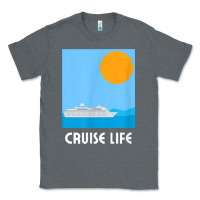Charcoal Heather cruise life design travel & cruise wear t shirt Classic Tee - baoMotion