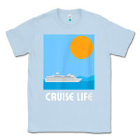 Dusty Blue cruise life design travel & cruise wear t shirt Classic Tee - baoMotion