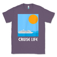 Lavender cruise life design travel & cruise wear t shirt Classic Tee - baoMotion