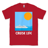 Red cruise life design travel & cruise wear t shirt Classic Tee - baoMotion