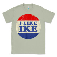 Matcha i like ike political button vintage distressed Classic Tee - baoMotion