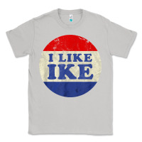 Moon Dust i like ike political button vintage distressed Classic Tee - baoMotion