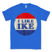 True Royal i like ike political button vintage distressed Classic Tee - baoMotion