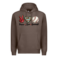 Coffee peace love west Premium Hoodie - BarkalooDesign