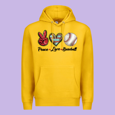 Peace Love West Premium Hoodie Designed By Barkaloodesign