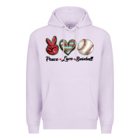 Lilac peace love west Premium Hoodie - BarkalooDesign