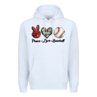 White peace love west Premium Hoodie - BarkalooDesign