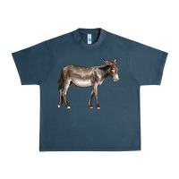 Midnight Navy american mammoth jackstock donkey Urban Heavy Tee - LillyAllenDesigns