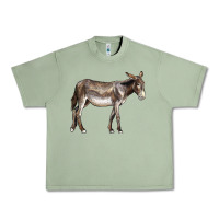 Oil Green american mammoth jackstock donkey Urban Heavy Tee - LillyAllenDesigns