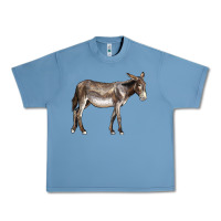 Pebble Blue american mammoth jackstock donkey Urban Heavy Tee - LillyAllenDesigns