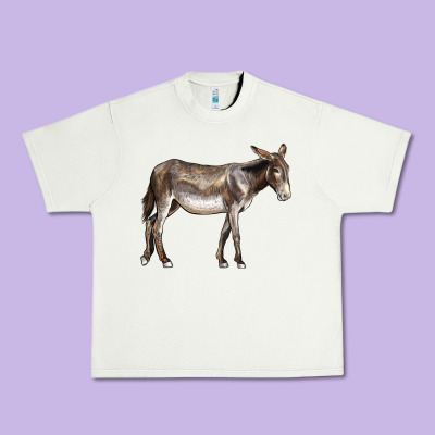 American Mammoth Jackstock Donkey Urban Heavy Tee Designed By Lillyallendesigns