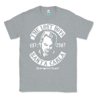 Heather Grey santa carla est 1987 Classic Tee - baoMotion