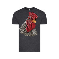 Vintage Black dominique rooster head Vintage Tee - LillyAllenDesigns
