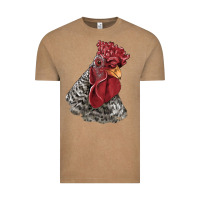 Vintage Coffee dominique rooster head Vintage Tee - LillyAllenDesigns