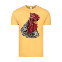 Vintage Mustard dominique rooster head Vintage Tee - LillyAllenDesigns